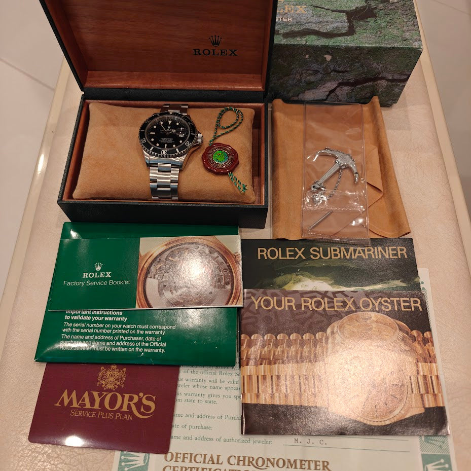 Rolex Oyster Perpetual Submariner Date Stainless Steel Wristwatch — image 6 of 6