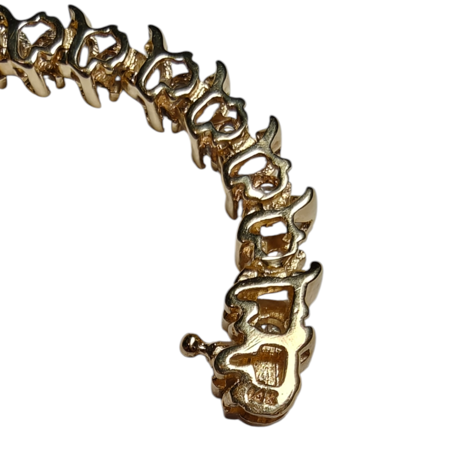 Exquisite 14k Gold Diamond Tennis Bracelet