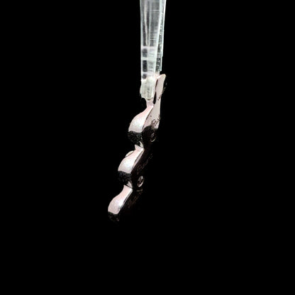 14K White Gold Three-Stone Diamond Past Present Future Pendant, 0.25 CTW — image 2 of 4