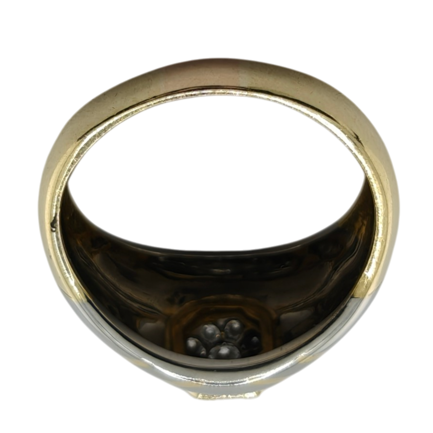 18k Two-Tone Men's Diamond Ring