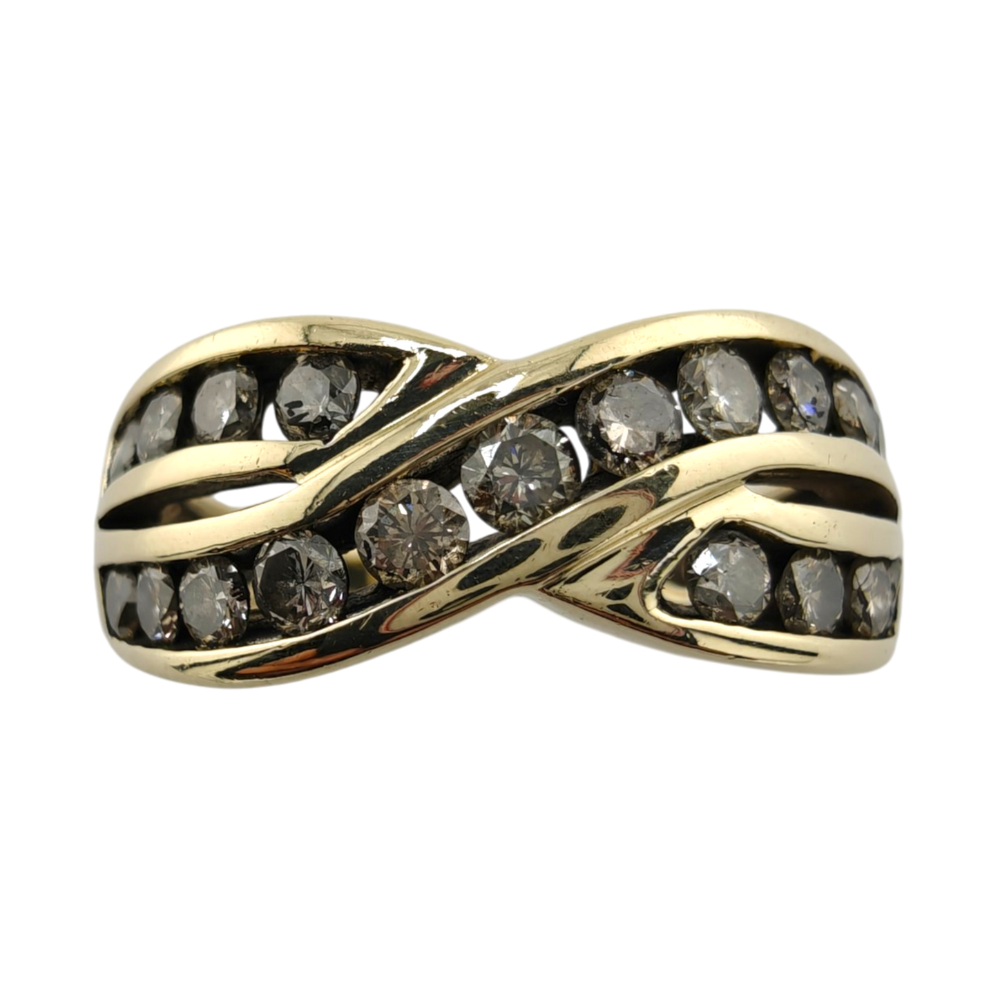 Exquisite 10k Gold Diamond Ring