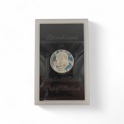 Eisenhower Silver Dollar Proof Coin 1972