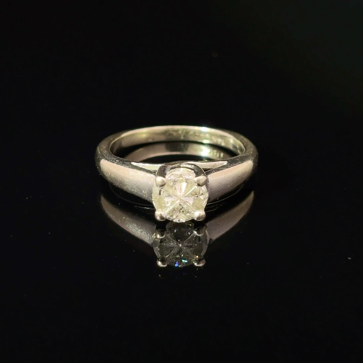 14K White Gold Composite Diamond Ring, 0.50 CTW, Size 4.5 — image 1 of 4