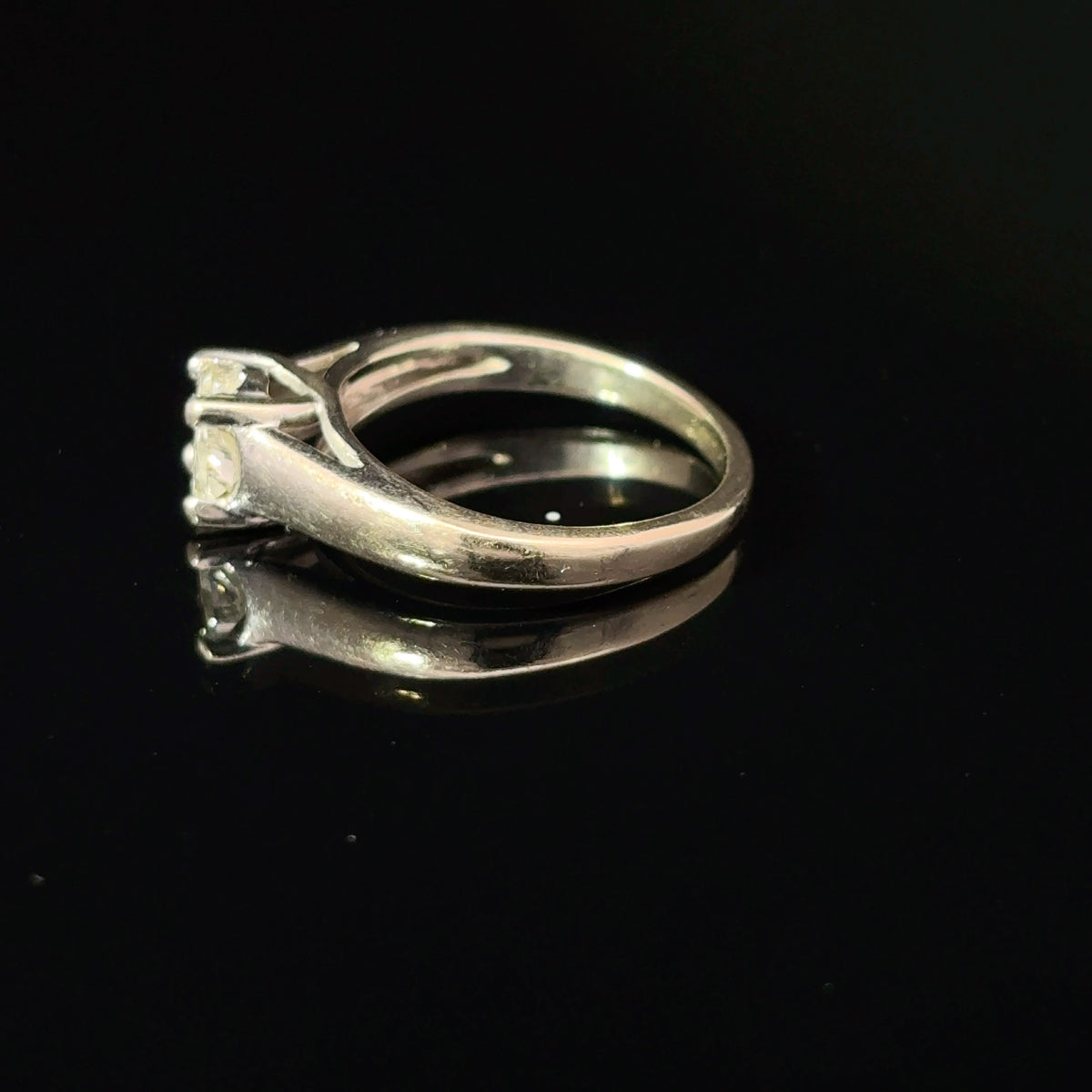 14K White Gold Composite Diamond Ring, 0.50 CTW, Size 4.5 — image 2 of 4