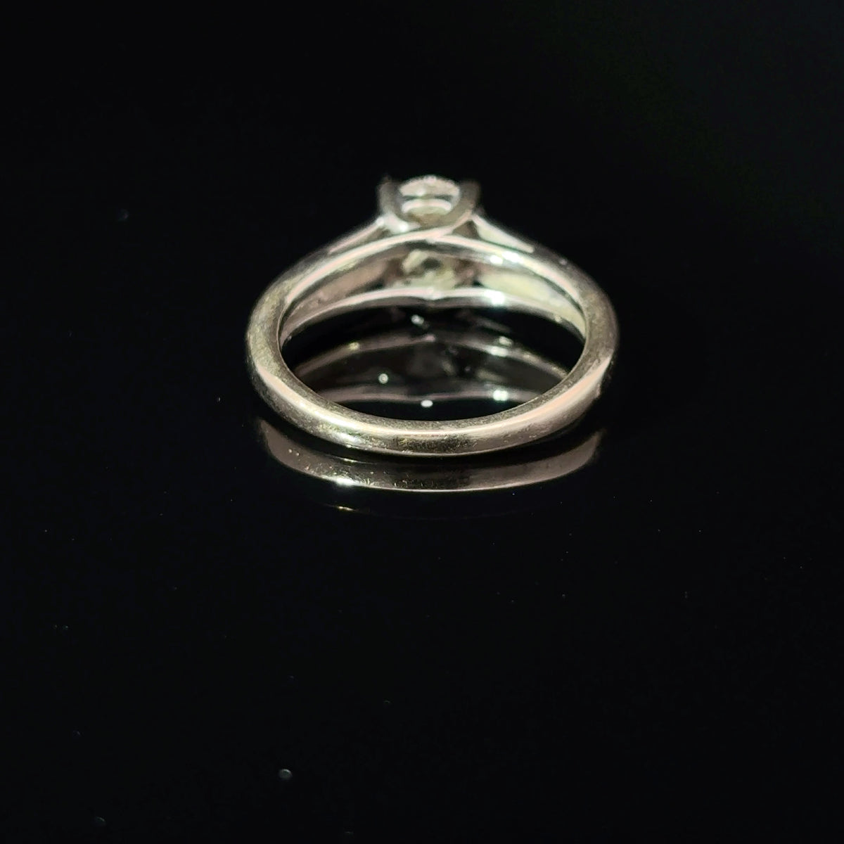 14K White Gold Composite Diamond Ring, 0.50 CTW, Size 4.5 — image 3 of 4