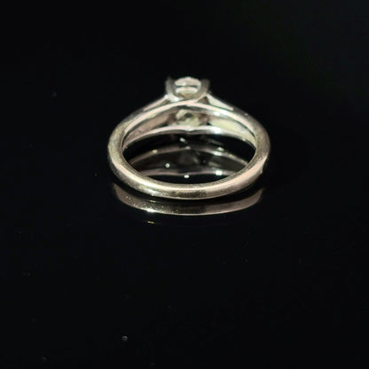 14K White Gold Composite Diamond Ring, 0.50 CTW, Size 4.5 — image 3 of 4