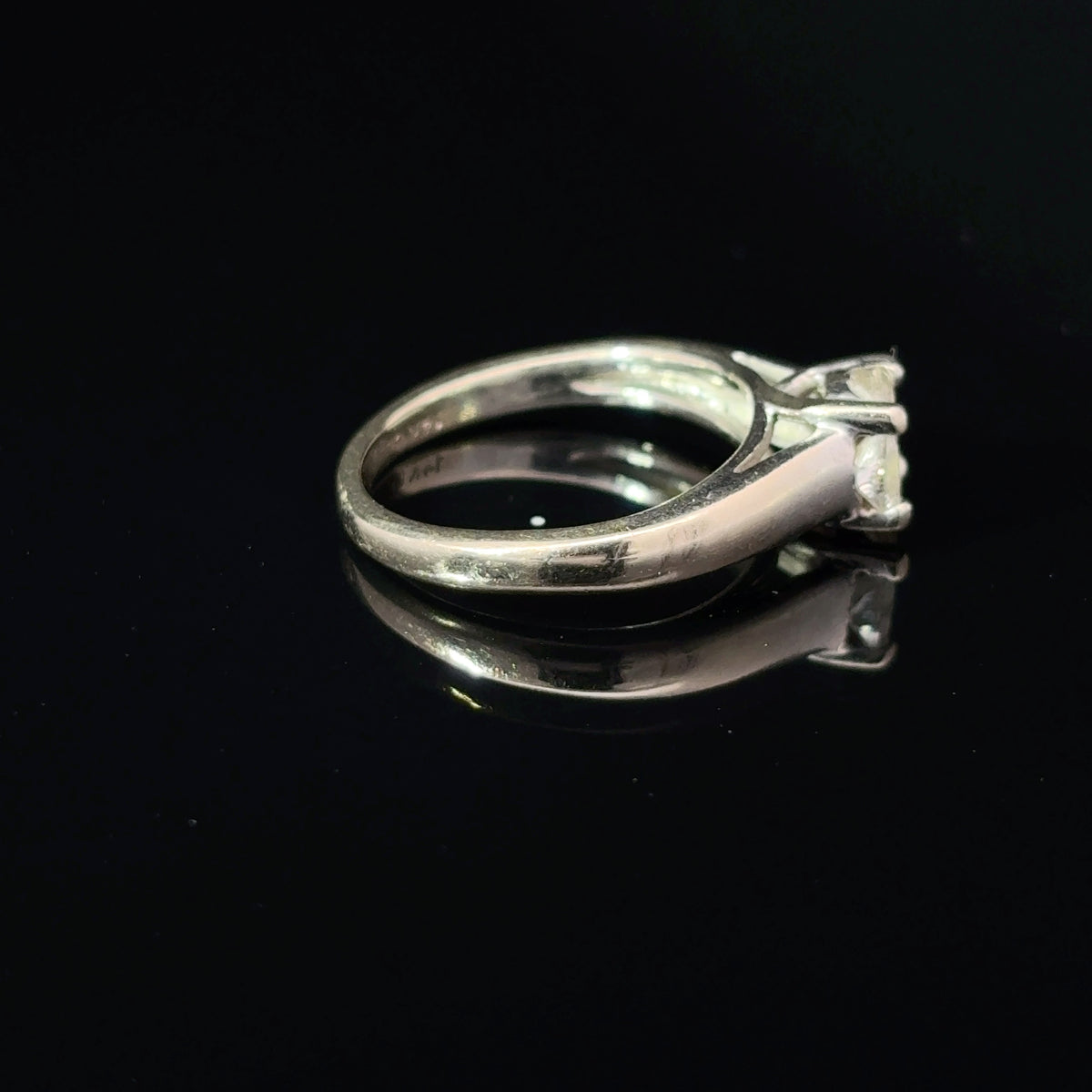 14K White Gold Composite Diamond Ring, 0.50 CTW, Size 4.5 — image 4 of 4
