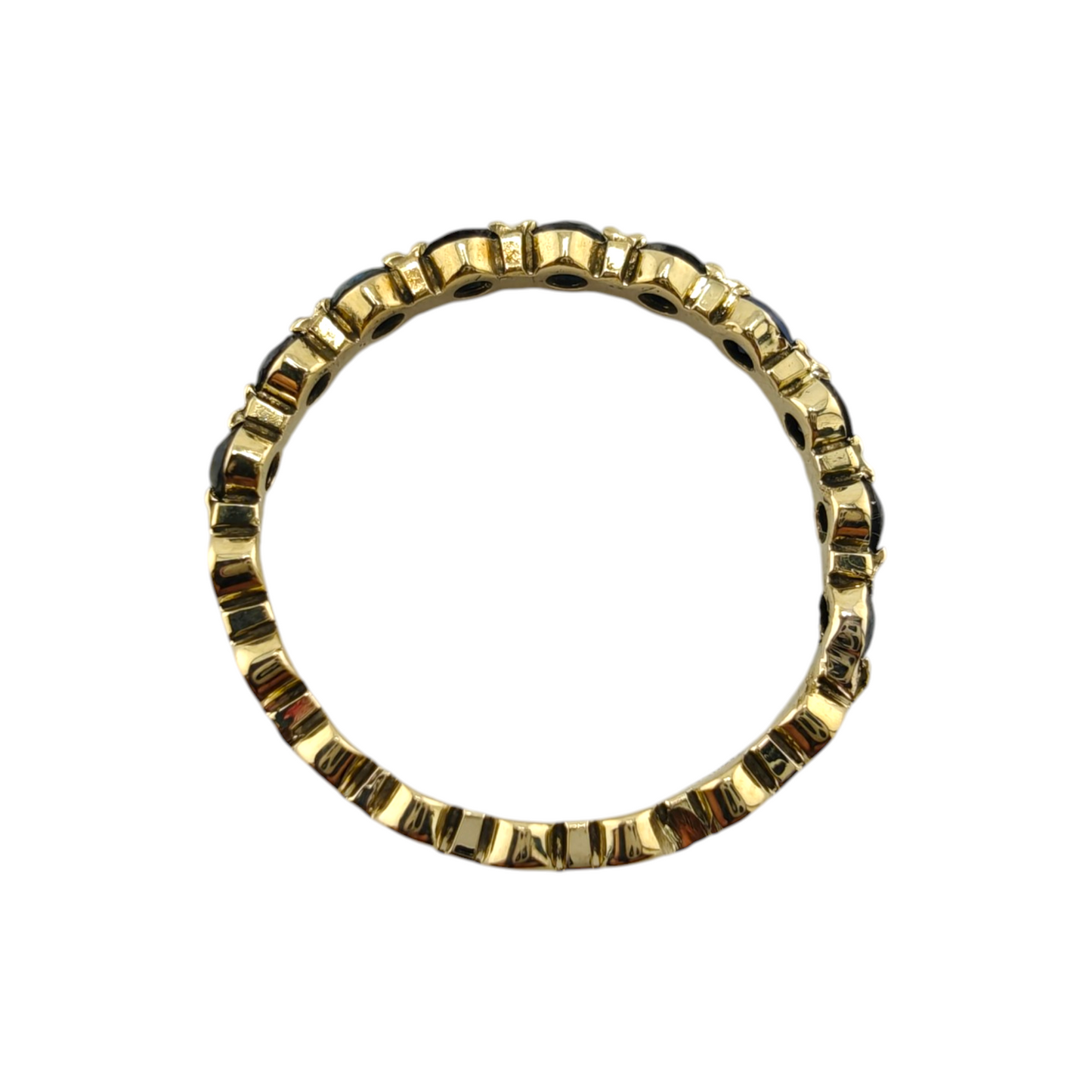 Timeless 14k Yellow Gold Sapphire Ring