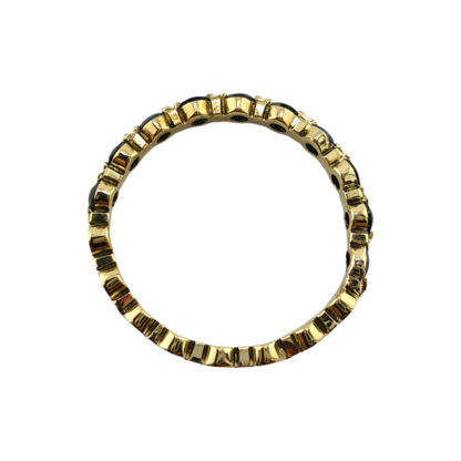 Timeless 14k Yellow Gold Sapphire Ring