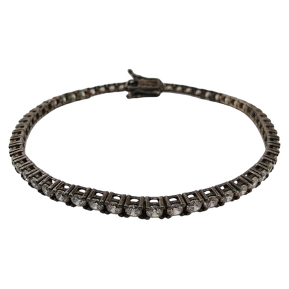 Stunning Silver CZ Tennis Bracelet 925