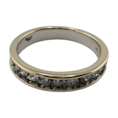 18k White Gold Diamond Band Ring