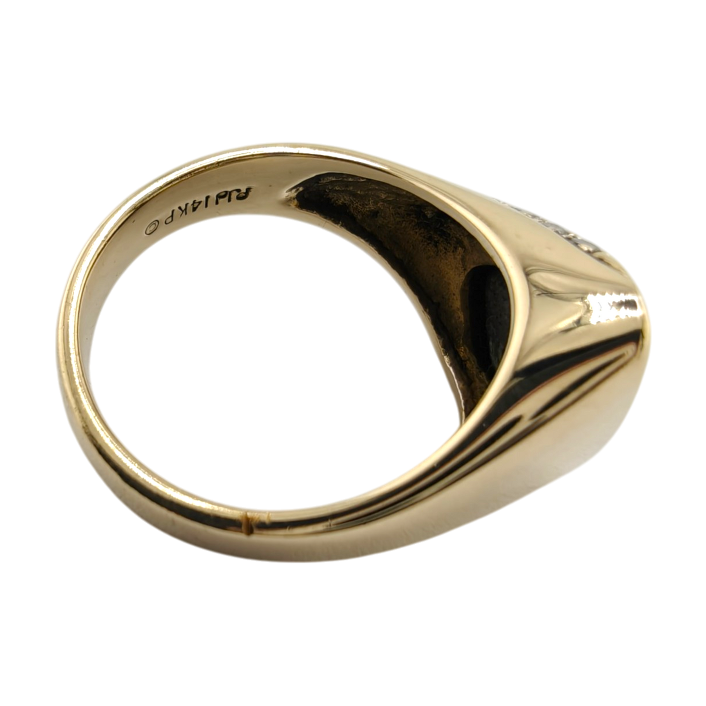 Vintage 14k Gold Opal Diamond Ring