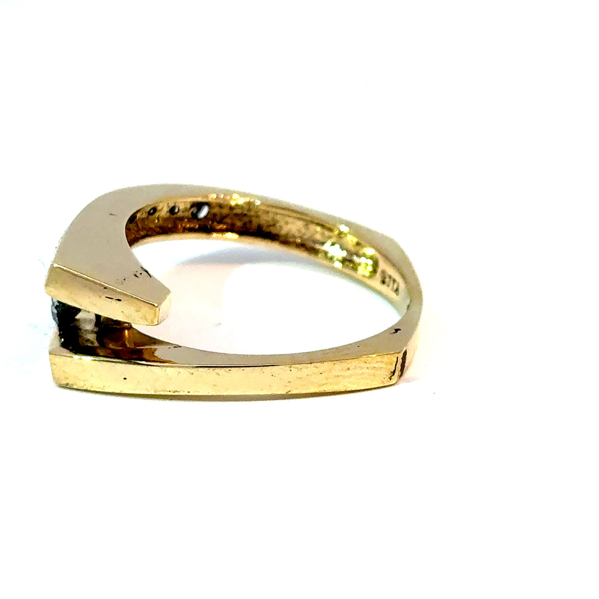 14K Yellow Gold Bypass Diamond Ring, Approx. 0.50 CTW — image 2 of 4