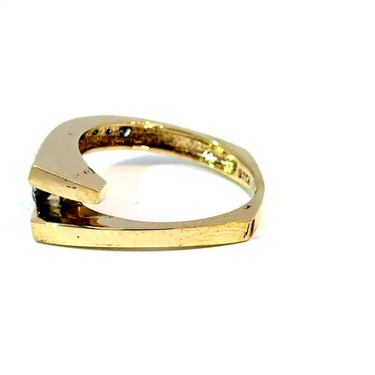 14K Yellow Gold Bypass Diamond Ring, Approx. 0.50 CTW — image 2 of 4